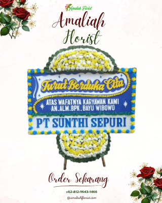 Papan Bunga Duka di Situterate