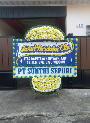 Papan Bunga Duka di Situterate